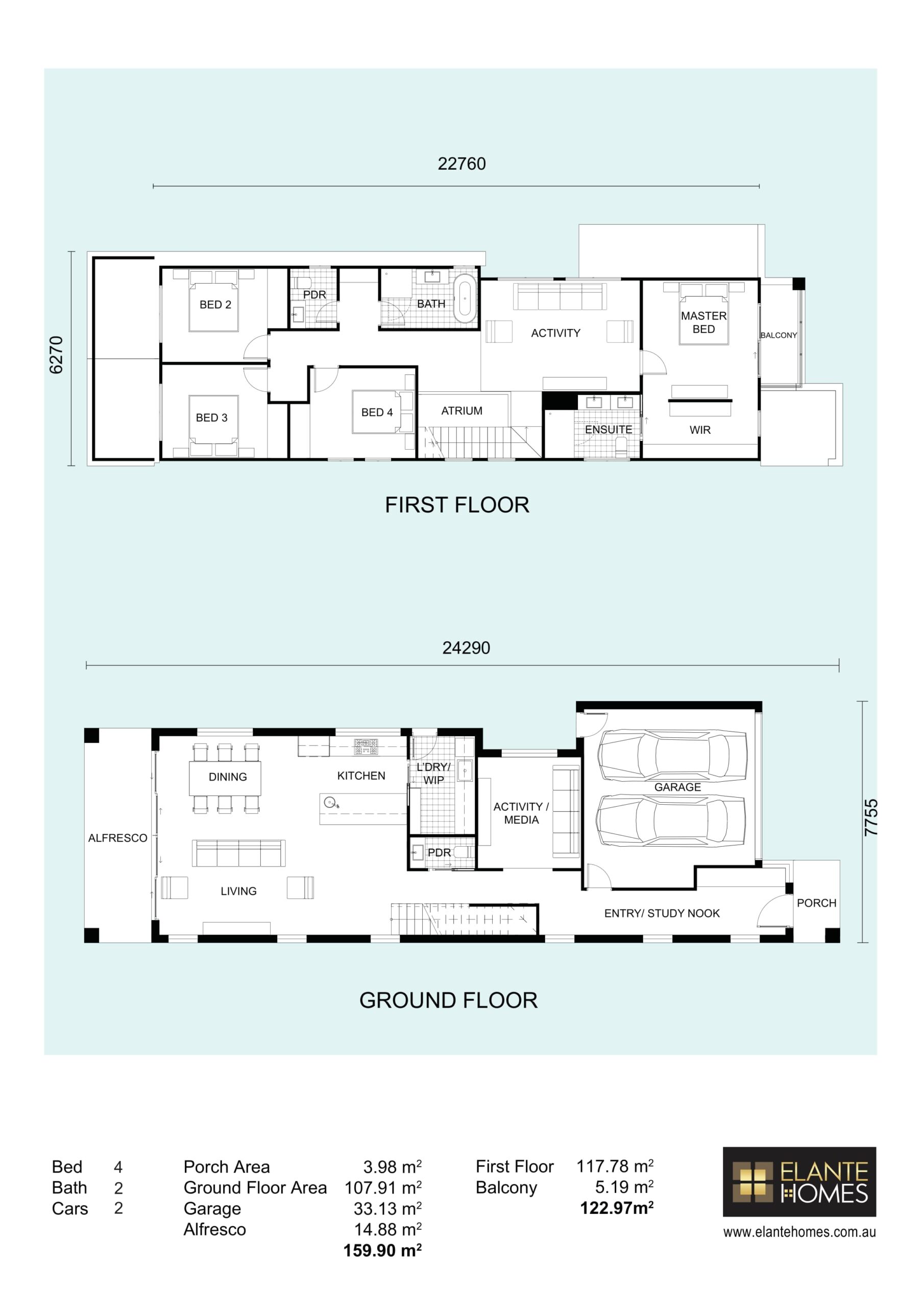 Double Garage Floor Plan- 30 SQ